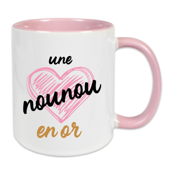 Mug  une nounou en or – Image 3
