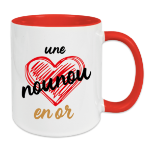 Mug  une nounou en or