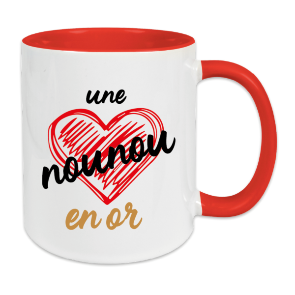 Mug  une nounou en or
