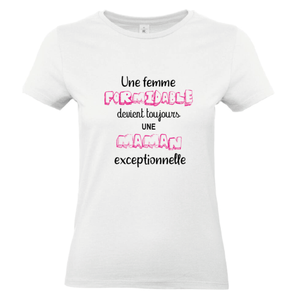 Tee-shirt Maman exceptionnelle – Image 2