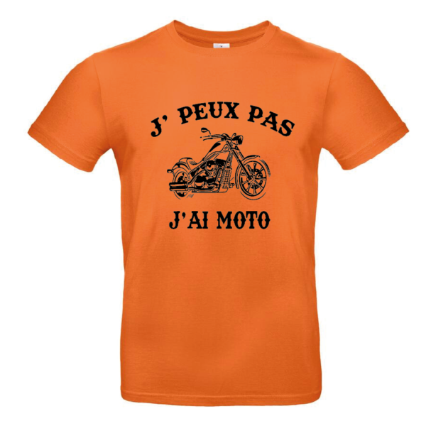 Tee-Shirt J'peux pas j'ai moto homme – Image 2