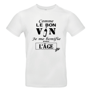 Tee-Shirt Comme le bon vin homme