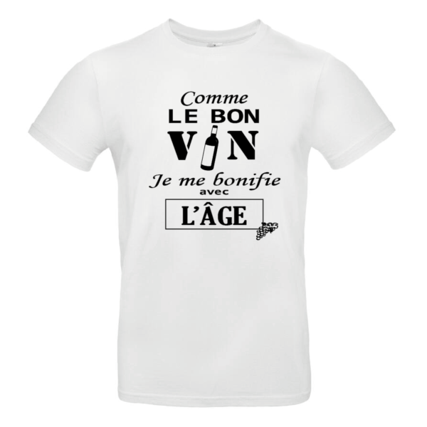 Tee-Shirt Comme le bon vin homme