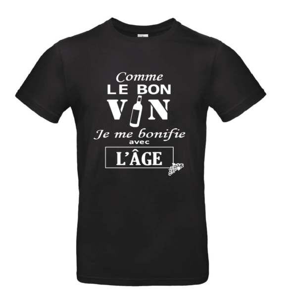 Tee-Shirt Comme le bon vin homme – Image 4