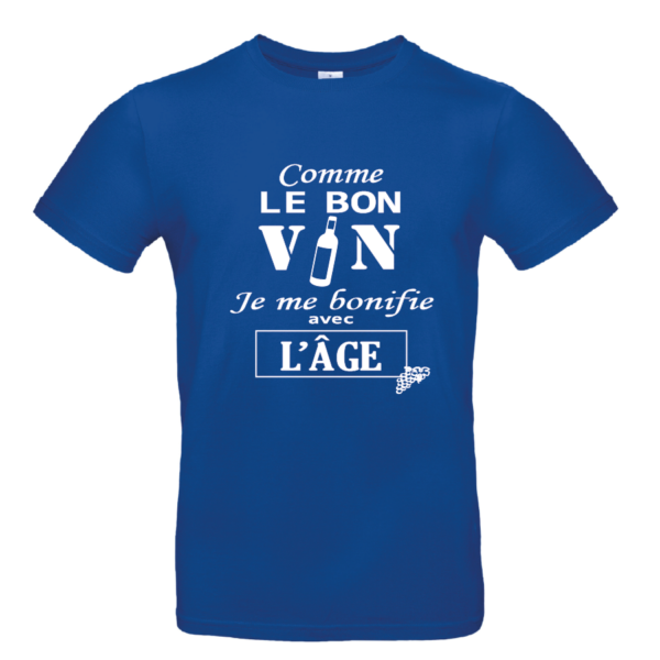 Tee-Shirt Comme le bon vin homme – Image 3