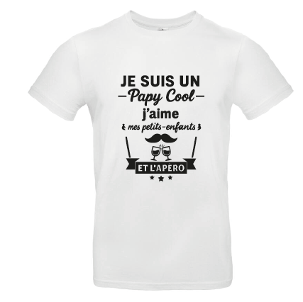 Tee-shirt papy cool 2 Tee-shirt papy cool – Image 2