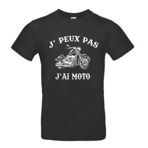Tee-Shirt J'peux pas j'ai moto homme